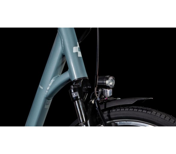 Cube Town ONE polargrey´n´white 2025 - Trekkingrad