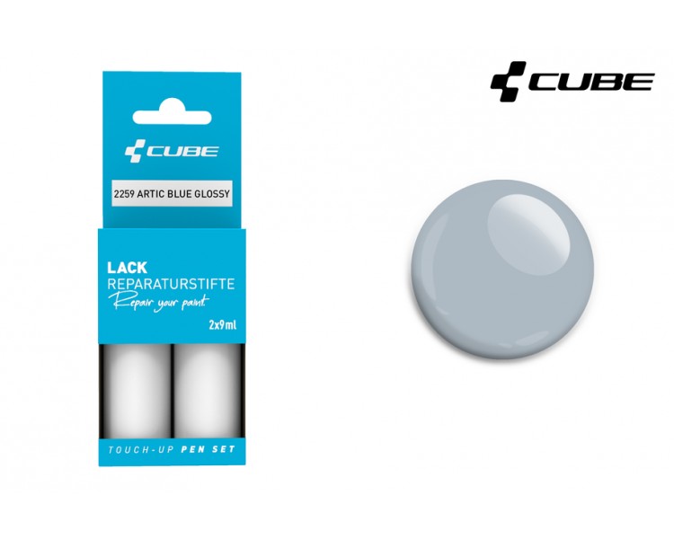 CUBE Lackstift Set ARTIC BLUE glossy 2259