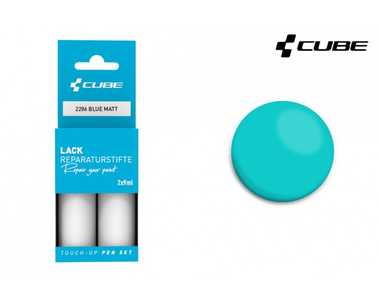 CUBE Lackstift Set BERMUDA BLUE matt 2289