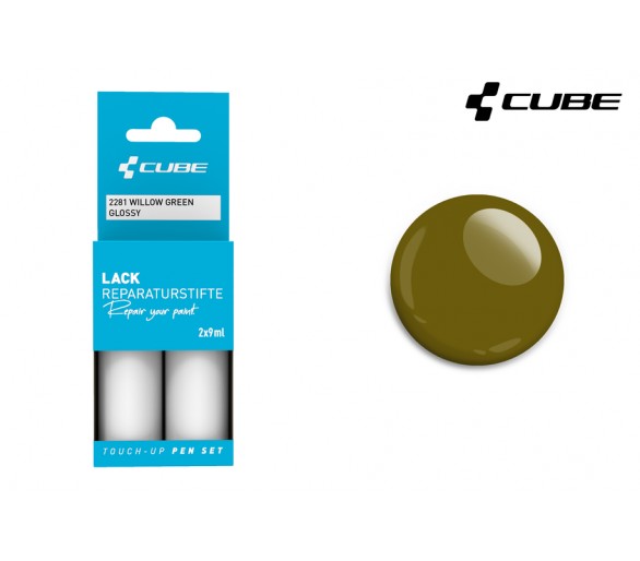 CUBE Lackstift Set WILLOW GREEN glossy 2281