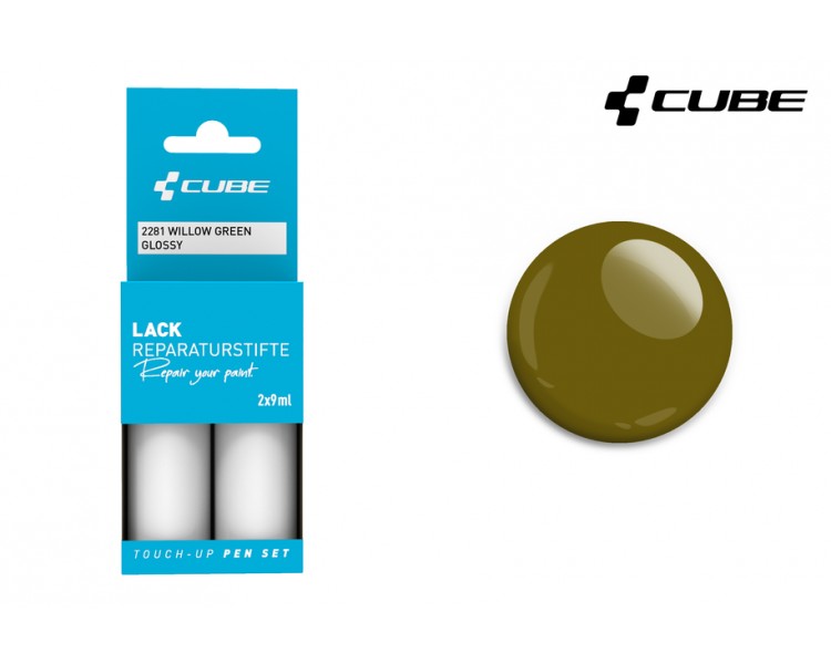 CUBE Lackstift Set WILLOW GREEN glossy 2281