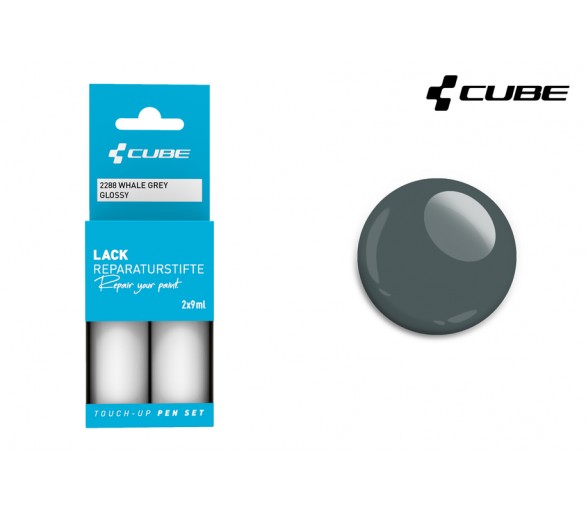 CUBE Lackstift Set WHALE GREY glossy 2288