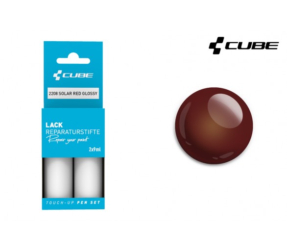 CUBE Lackstift Set SOLAR RED glossy 2208