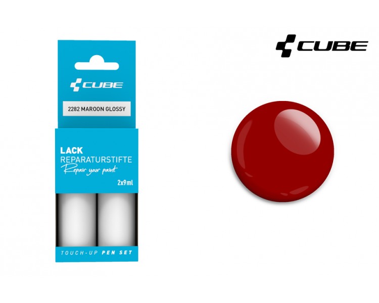 CUBE Lackstift Set MAROON glossy 2282
