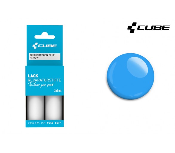CUBE Lackstift Set HYDROGEN BLUE glossy 2228