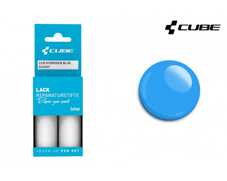 CUBE Lackstift Set HYDROGEN BLUE glossy 2228