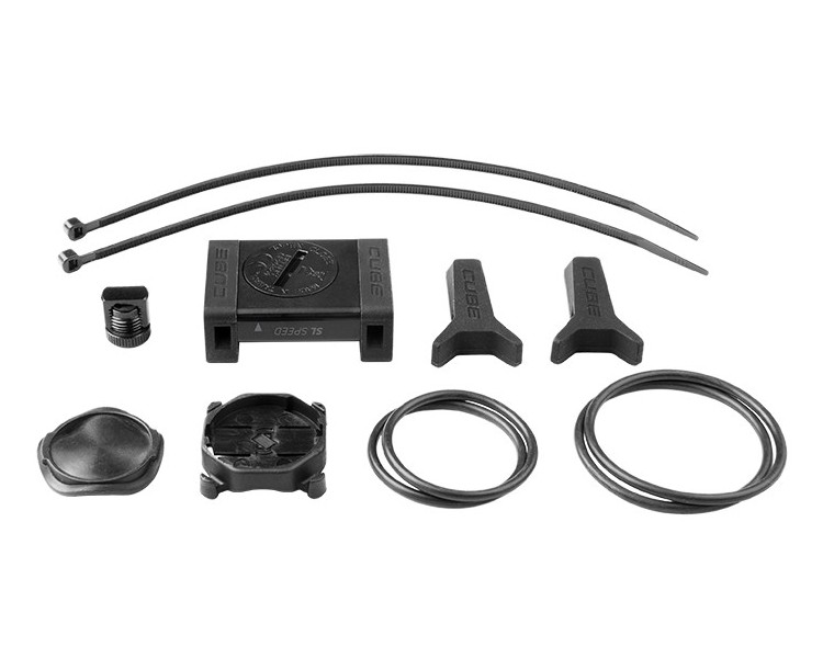 CUBE Lenkerhalterset mit Geschwindigkeitssensor SL CUBE Lenkerhalterset mit Geschwindigkeitssensor SL