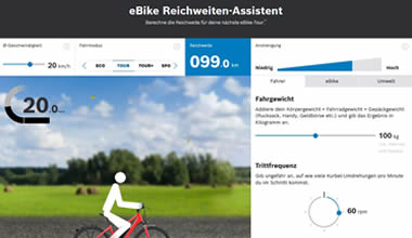 ebike Reichweite